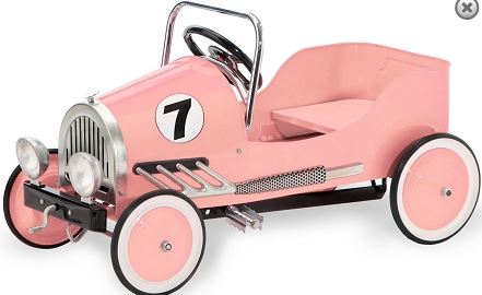 Morgan Cycle 21113 Retro Style Steel Pedal Car PINK
