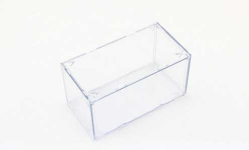 William Tell International Inc P0002 Plastic Display Case -- 6-11/16 x 3-9/16 x 3-9/16" 17 x 9 x 9cm