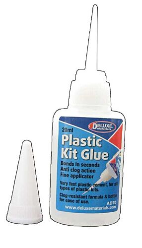 Deluxe Materials Ltd AD70 Plastic Kit Glue -- .7oz 20mL
