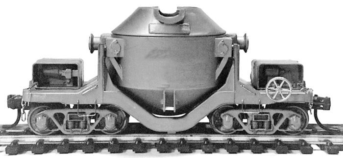State Tool & Die 720 Pollack 75-Ton Hot Metal Car - Kit -- Undecorated, HO Scale