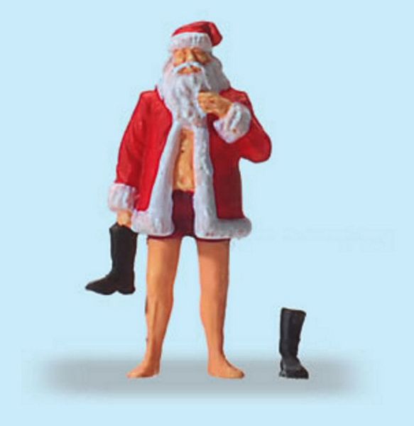 Holiday -- Santa Claus Getting Dressed, HO