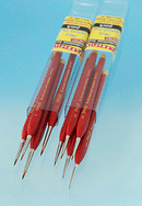 Profile Accessories Inc. BRF4P Precision Paint Brush Set - Flex-I-File(R) - Fine - 1 Each #0-#3