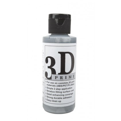 Badger Air Brush CB2 Primer Color Coat - 3D Prime -- Black 2oz  59ml