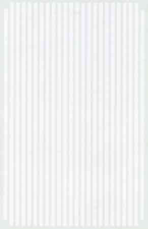 Microscale Industries PS-1-1-18 Parallel Stripes -- White - 1/8" Wide, All Scales