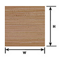 Plastruct 91530 PS-33 2pk WOOD PLANKING .039