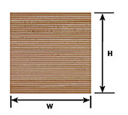 Plastruct 91530 PS-33 2pk WOOD PLANKING .039