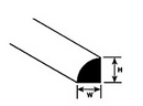 Plastruct 90894 MRQ-80 10pk STY QRTR ROUND.080