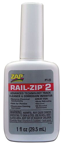 Robart Mfg Inc 452 Rail-Zip Track Cleaning Fluid -- 1oz 29.6mL