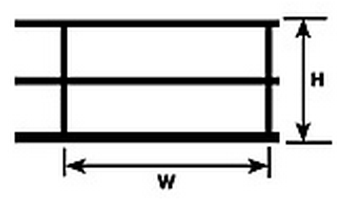 Plastruct 90473 HR-8 HANDRAIL, O Scale