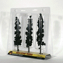 Woodland Scenics WOO1563 Ready Made Realistic Trees(TM) - Pines - Conifer Green 7 to 8" pkg(3), All Scales