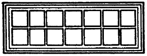 San Juan Details (formerly Grandt Line) 3738 Recessed/Skylight Windows -- 100 x 36", O Scale