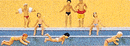 Recreation & Sports -- Children at the Pool, HO