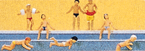 Recreation & Sports -- Children at the Pool, HO