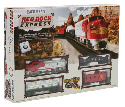 Bachmann 00678 Red Rock Express Train Set, SF, HO