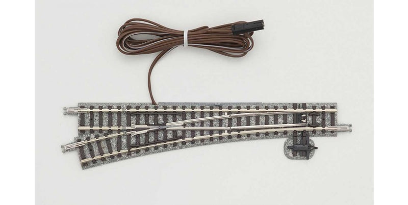 TomyTec Co LTD 12726 Remote Turnout (Points) N-PL541-15 - Fine Track -- Left Hand, 21-5/16" 541mm Radius, 15 Degree Diverging Route, N Scale