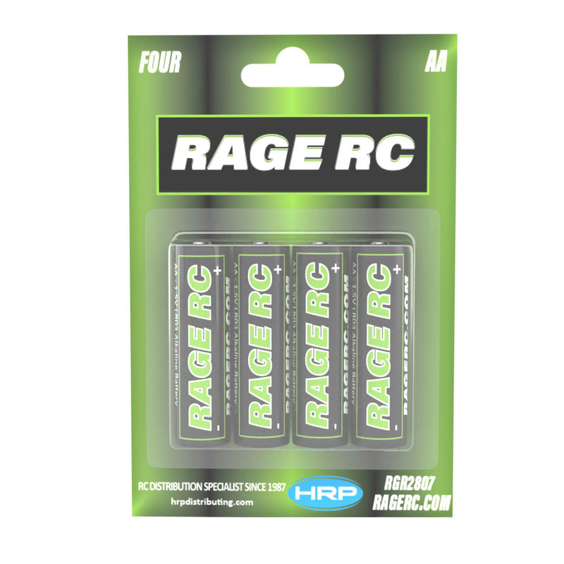 Rage R/C 2807 AA Alkaline Batteries (4 Pack)