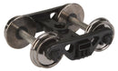 Walthers 920-2011 Rigid Trucks w/36" Metal RP-25 Wheels -- 100-Ton ASF Roller Bearing - 1 Pair, HO Scale