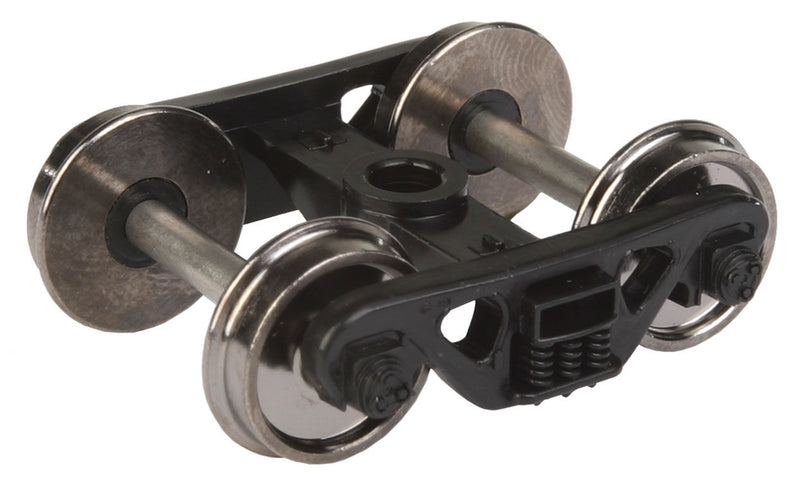 Walthers 920-2011 Rigid Trucks w/36" Metal RP-25 Wheels -- 100-Ton ASF Roller Bearing - 1 Pair, HO Scale