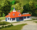 Atlas ATL760 Roadside Restaurant Plastic Kit -- 5-5/8 x 8-3/4" 14.3 x 21.9cm, HO Scale