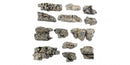 Woodland Scenics WOO1139 Rock Outcroppings - Ready Rocks -- 13 Pieces, All Scales