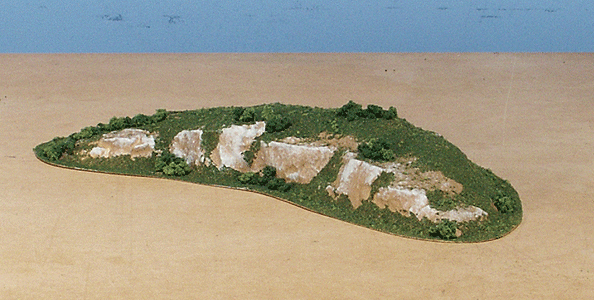 Woodland Scenics WOO1321 Rocky Ridges - Ready Landforms(TM) -- 6 x 14-1/2 x 1-3/4" 15.2 x 36.8 x 4.5cm, HO Scale