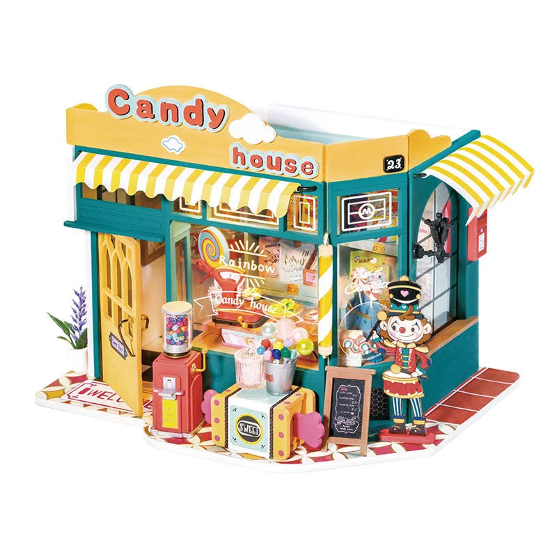 Robotime DG158 Rainbow Candy House DIY Miniature House DG158