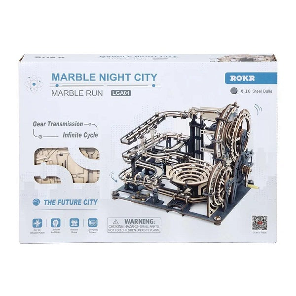 Robotime LGA01 Marble Run; Marble Night City