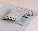 Details West 318 Rooftop Air Cooling Coils -- Great Northern; Spokane, Portland & Seattle; and Some Eastern Roads, HO Scale