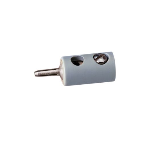 Brawa Modellspielwaren 3057 Round Plugs w/Crossover Hole -- Gray