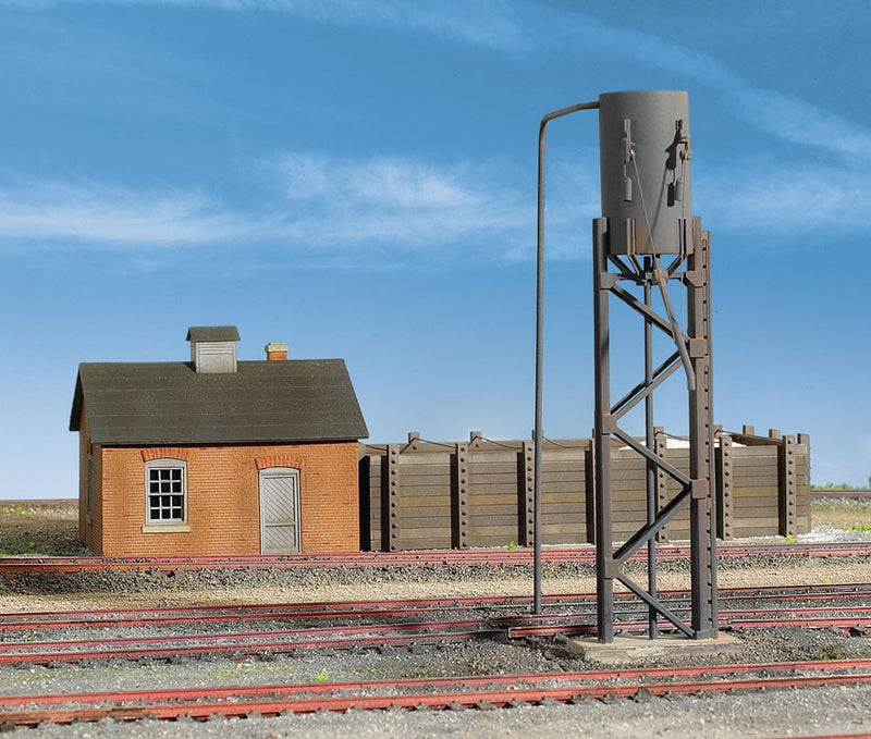 Walthers Cornerstone 933-3182 Sanding Towers & Drying House -- Kit, HO Scale