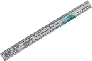 Mascot Precision Tools 711 Scale Ruler -- HO, N, S and O Scales