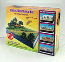 Woodland Scenics WOO4110 Scene-A-Rama(TM) Diorama Kits -- Basic, HO Scale
