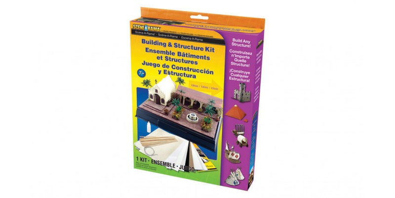 Woodland Scenics WOO4130 Scene-A-Rama(TM) Diorama Project Accessories -- Building & Structure Kit, HO Scale