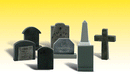 Woodland Scenics WOO2554 Scenic Accents(R) - Tombstones pkg(8), G Scale
