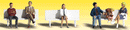 Woodland Scenics WOO2134 Scenic Accents(R) Figures -- Bus Stop People, N Scale