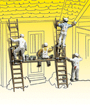 Woodland Scenics WOO2174 Scenic Accents(R) Figures -- Painters & Accessories pkg(4), N Scale