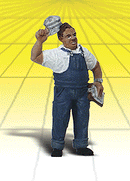 Woodland Scenics WOO2525 Scenic Accents(R) Figures - Mechanic Supervisor, G Scale