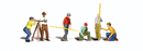 Woodland Scenics WOO2741 Scenic Accents(R) Figures -- Surveyors pkg(6), O Scale
