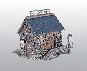 Woodland Scenics WOO219 Scenic Details(R) -- Ice House - Kit (Unpainted Metal) 2-3/8 x 2-1/2", HO Scale