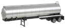 Herpa Models 5287 Semi Trailer (No Tractor) -- Round Chemical Tank, HO Scale