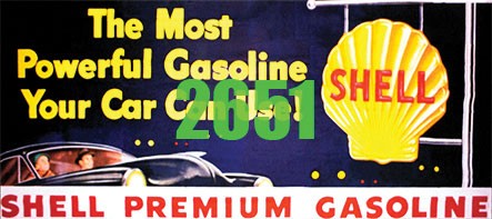 Tichy Train Group 2651 Shell Gasoline Billboard - Kit, N Scale