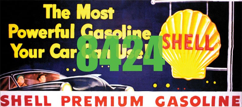 Tichy Train Group 8424 Shell Premium Gasoline Billboard - Kit, HO Scale