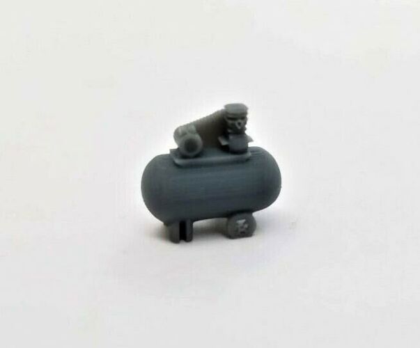 All Scale Miniatures 1600902 Short Air Compressor -- pkg(5), N Scale