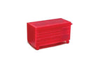 All Scale Miniatures 871898 Short Rolling Tool Chest, HO Scale