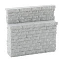 Walthers Cornerstone 933-4585 Single-Track Railroad Bridge Stone Abutment - Low - Resin Casting -- Approximate dimensions: 3-1/8 x 3/4 x 3" 7.9 x 1.9 x 7.6cm, HO Scale