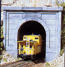 Woodland Scenics WOO1252 Single-Track Tunnel Portal -- Concrete, HO Scale