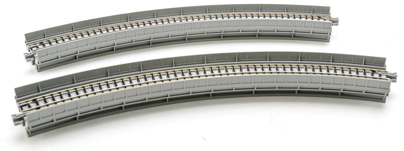 Kato KAT20-520 Single-Track Viaduct -- Curved R315 - 45 (R 12-3/8" - 45) pkg(2), N Scale