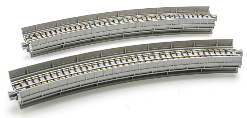 Kato KAT20-540 Single-Track Viaduct -- Curved R381 - 30 (R 15" - 30) pkg(2), N Scale