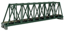 Kato KAT20-431 Single-Truss Bridge - 248mm 9-3/4" -- Green, N Scale