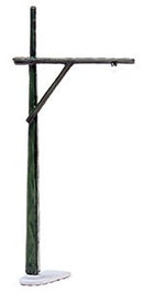 TomyTec Co LTD 266419 Single Overhead Catenary Mast -- Kit, N Scale
